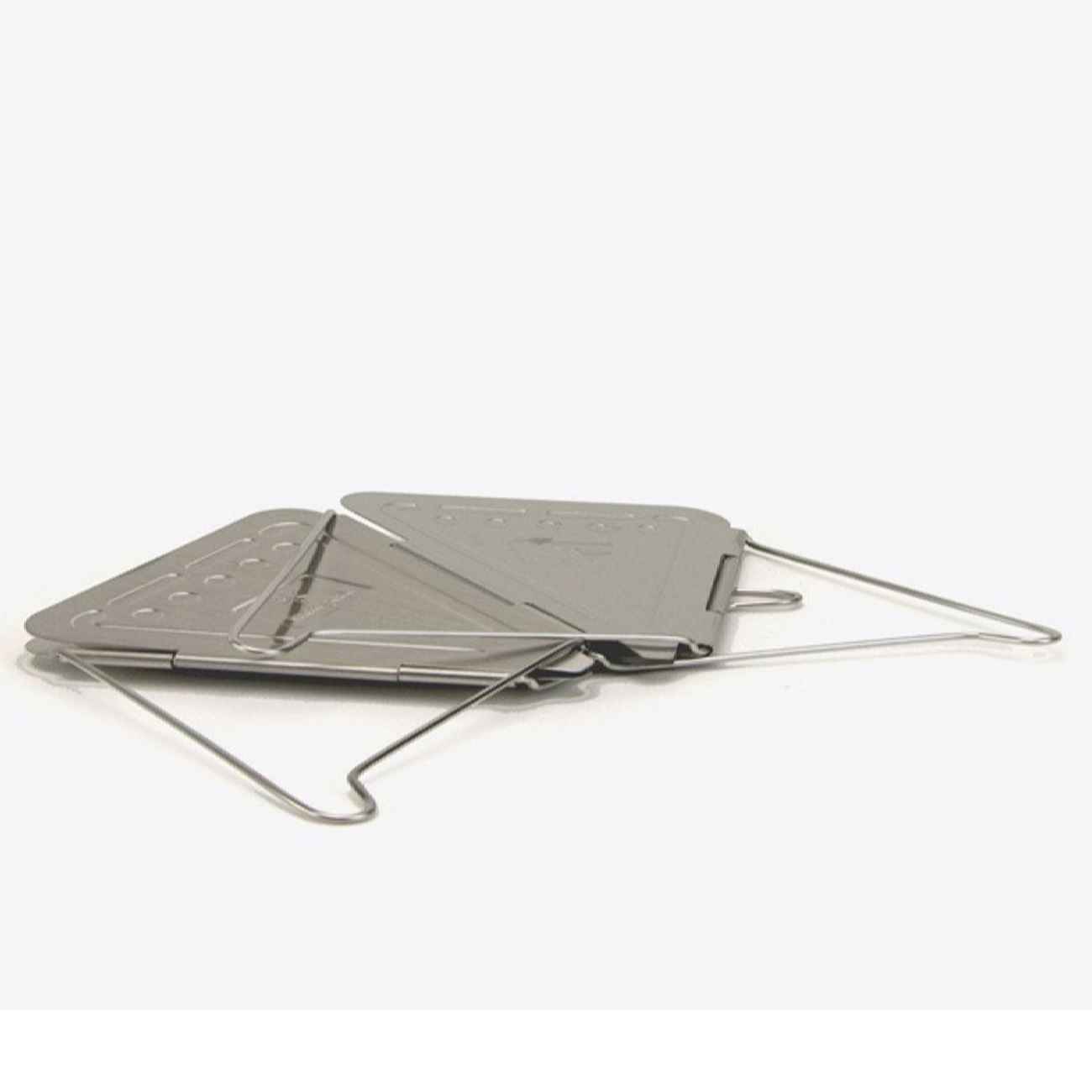 Campfire Grill for Outdoor Cooking with Footed Base