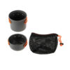 Campfire for Outdoor Cooking with Tableware