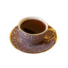 Classic Porcelain Tea and Coffee Set in Golden Detailing for a Sophisticated Dining Experience