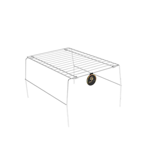 Compact Folding Campfire Grill for Outdoor Cooking