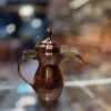 Copper Dallah Coffee Pot for Brewing Qahwa & Arabic Coffee - Model Rhymnici