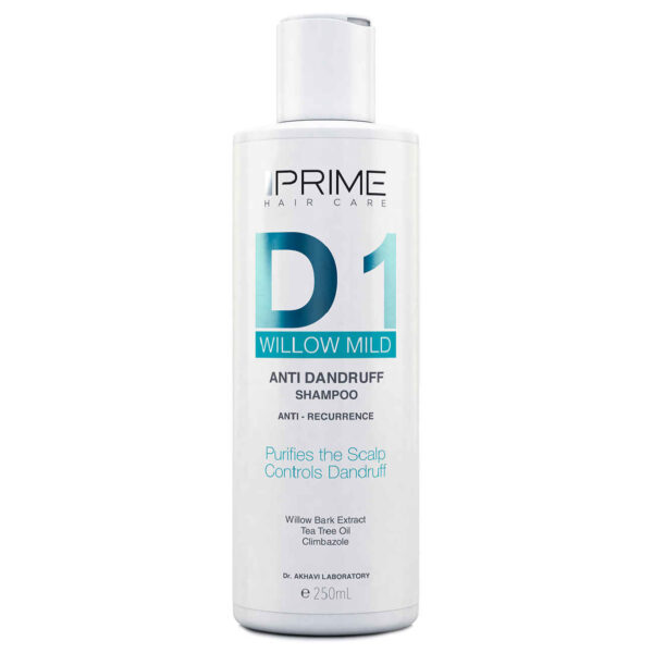 D1 Willow Mild Anti-Dandruff Shampoo by Prime - 250 ml