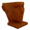 Decorative Concrete Sculpture Vase with Face Design