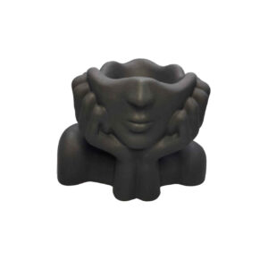 Decorative Concrete Sculpture Vase with Girl Design