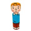Decorative Wooden Peg Doll: Tintin & Snowy Model
