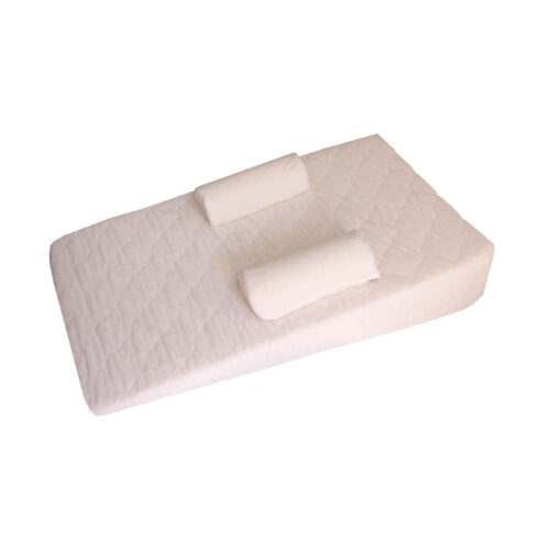 Anti-Reflux Baby Mattress with Adjustable Roll Pillows