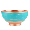 Elegance Artisan Persian Handcrafted Copper Bowl in Turquoise