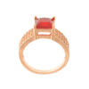 Elegance Persian Brass Ring for Women Chic & Luxe