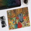 Elegant Desk Mouse Pad with Persian Celebration Design