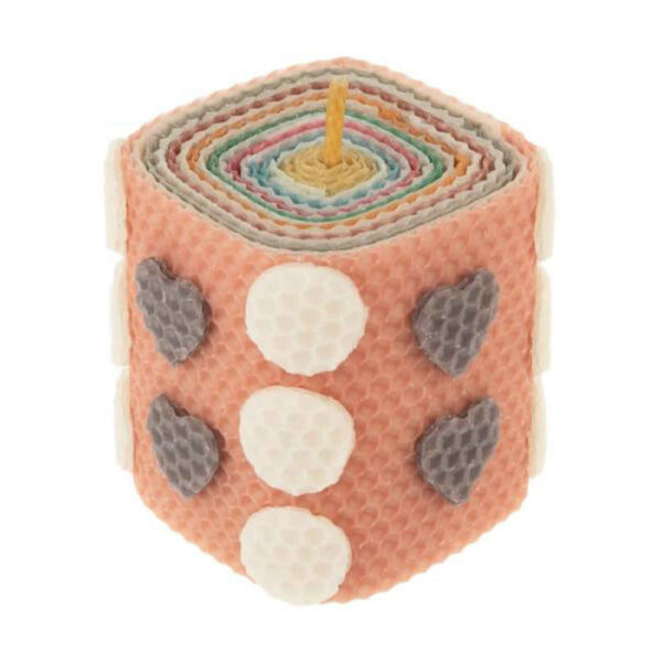 Elegant Handcrafted Natural Beeswax Candle