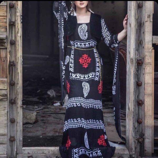 Iranian Kurdish Clothes for Women in Black