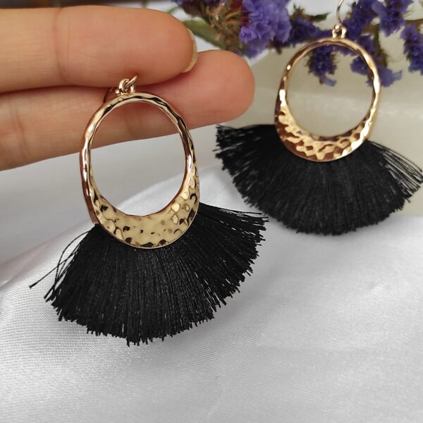 Elegant Macrame Earring Dangle