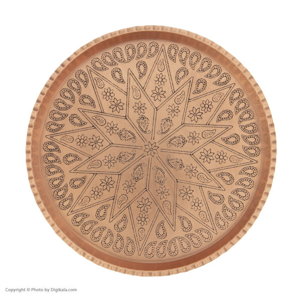 Persian Copper Serving Tray Suitable for Serving Tea