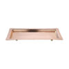 Elegant Persian Copper Serving Tray with Footed