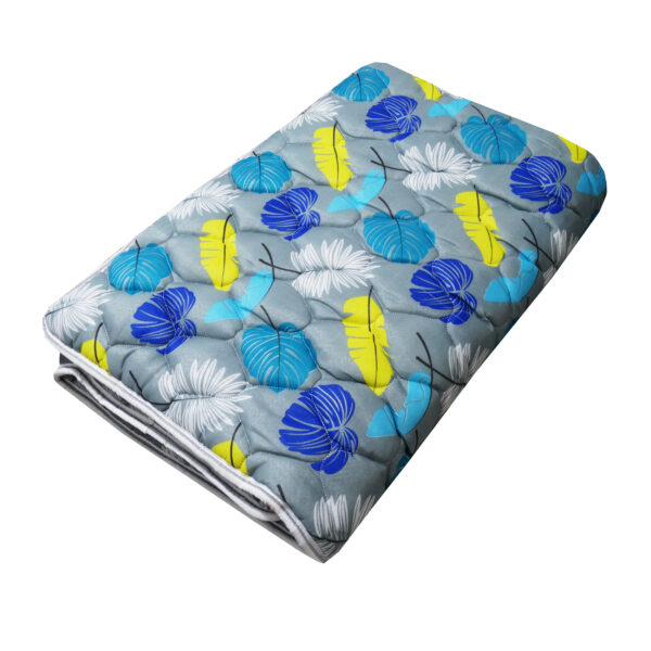Elegant Floor Sleeping Mattress Single Size with Leaf Design