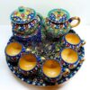 Elegant Persian Tea & Coffee Set with Minakari Design