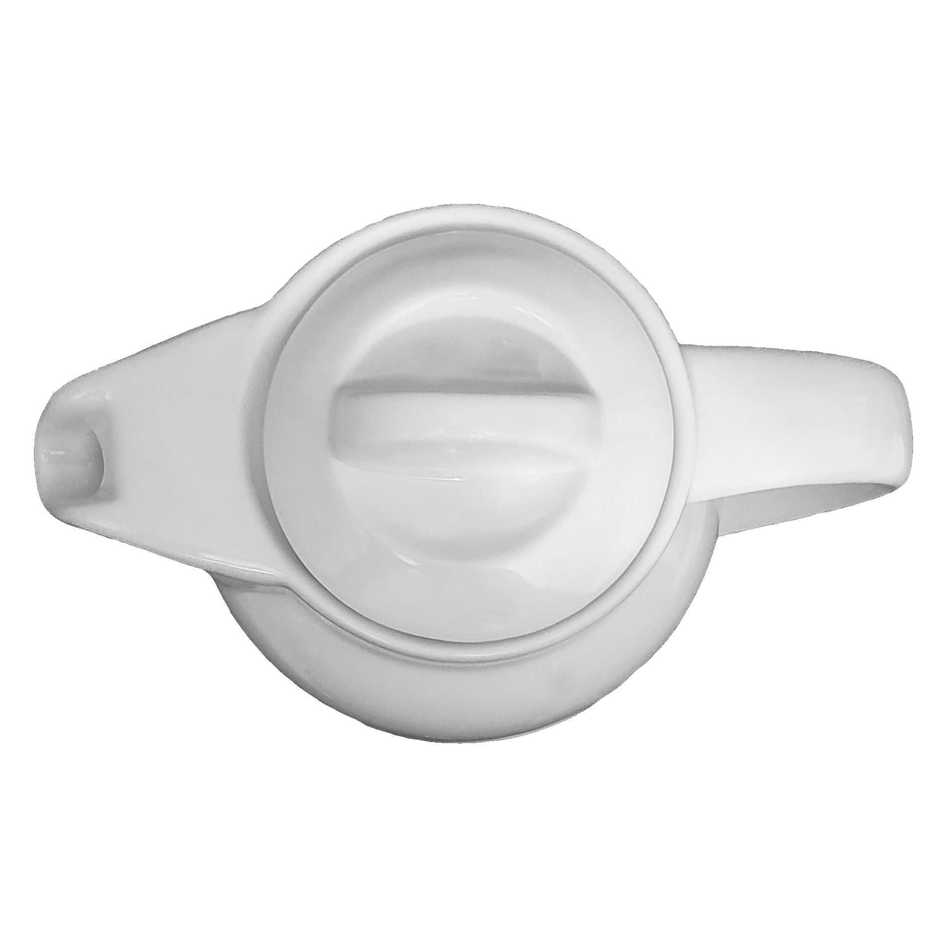 Elegant Porcelain Serving Teapot with Warmer in White
