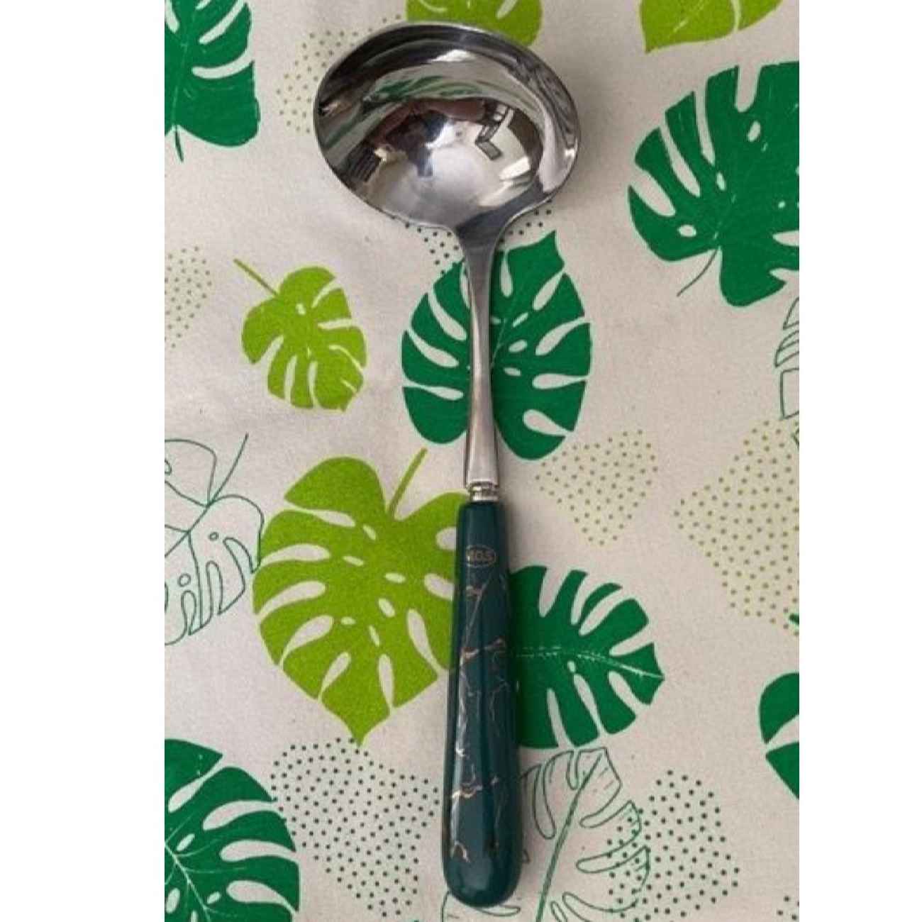 Elegant Stainless Steel Ladle with Ceramic Handle