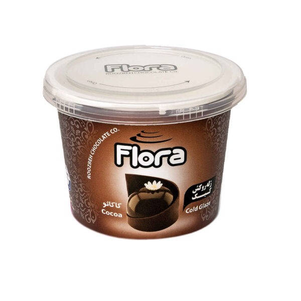 Flora Cocoa Cold Glaze for Cake and Pastry Decoration, 300 gr (2x)