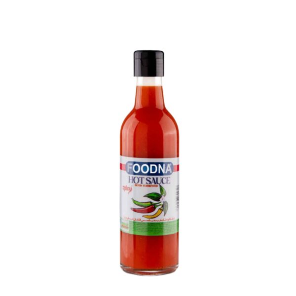 Foodna Red Hot Pepper Sauce in a Glass Bottle - 450 gr (x6)