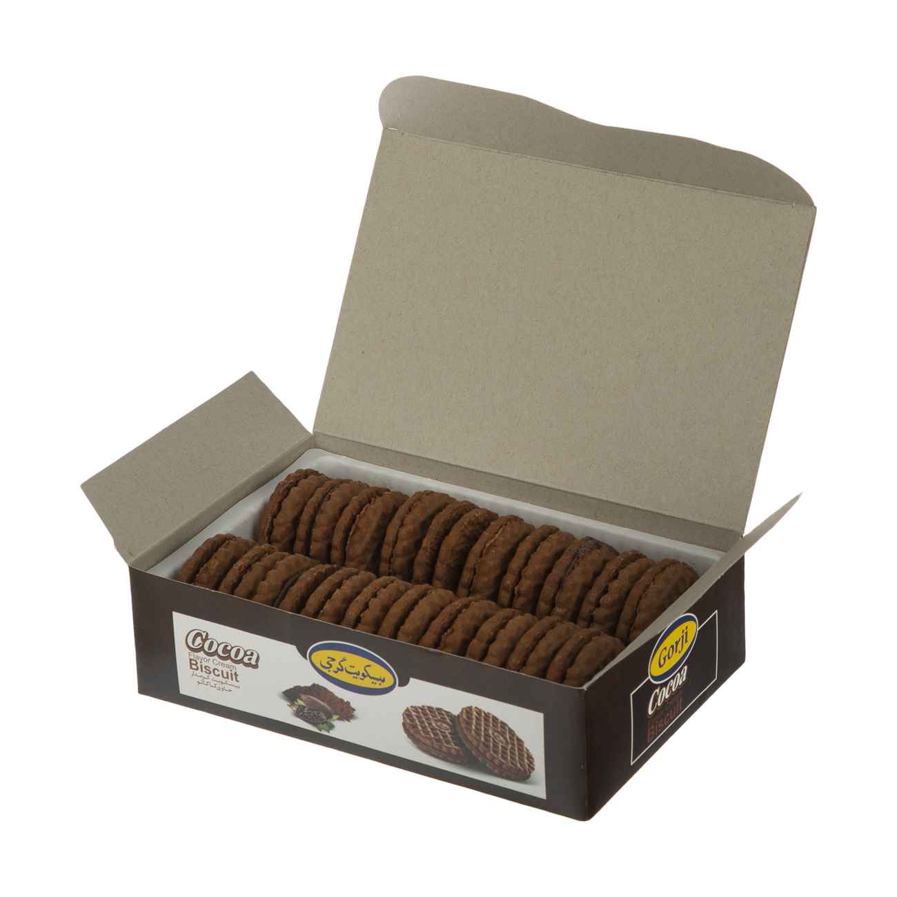 GORJI Cocoa Cream-Filled Biscuits, 390g (2x)