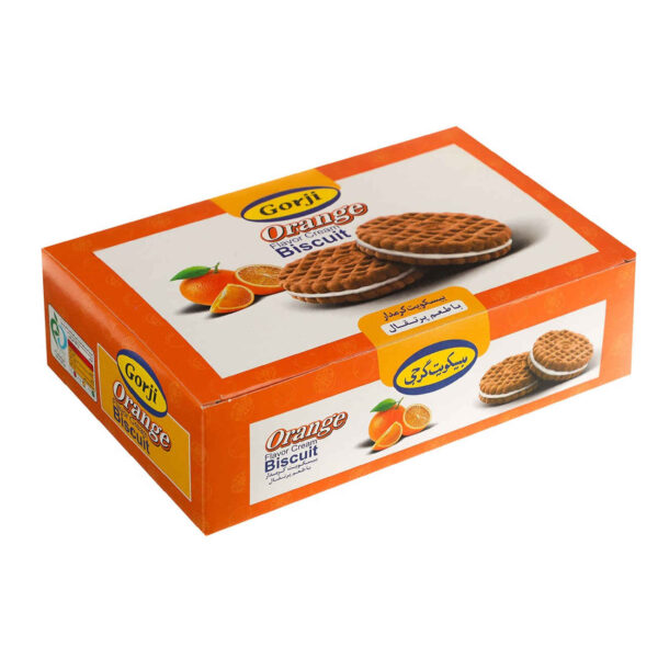 GORJI Orange Cream-Filled Biscuits, 380 gr (2x)