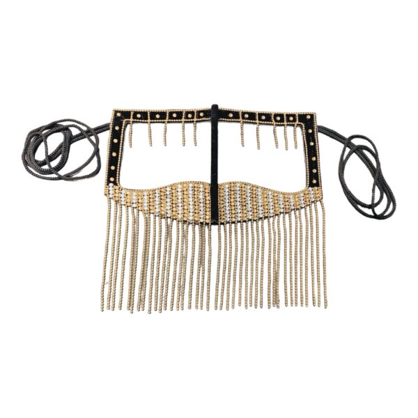 Handcrafted Rhinestone Battoulah Mask Gulf Burqa