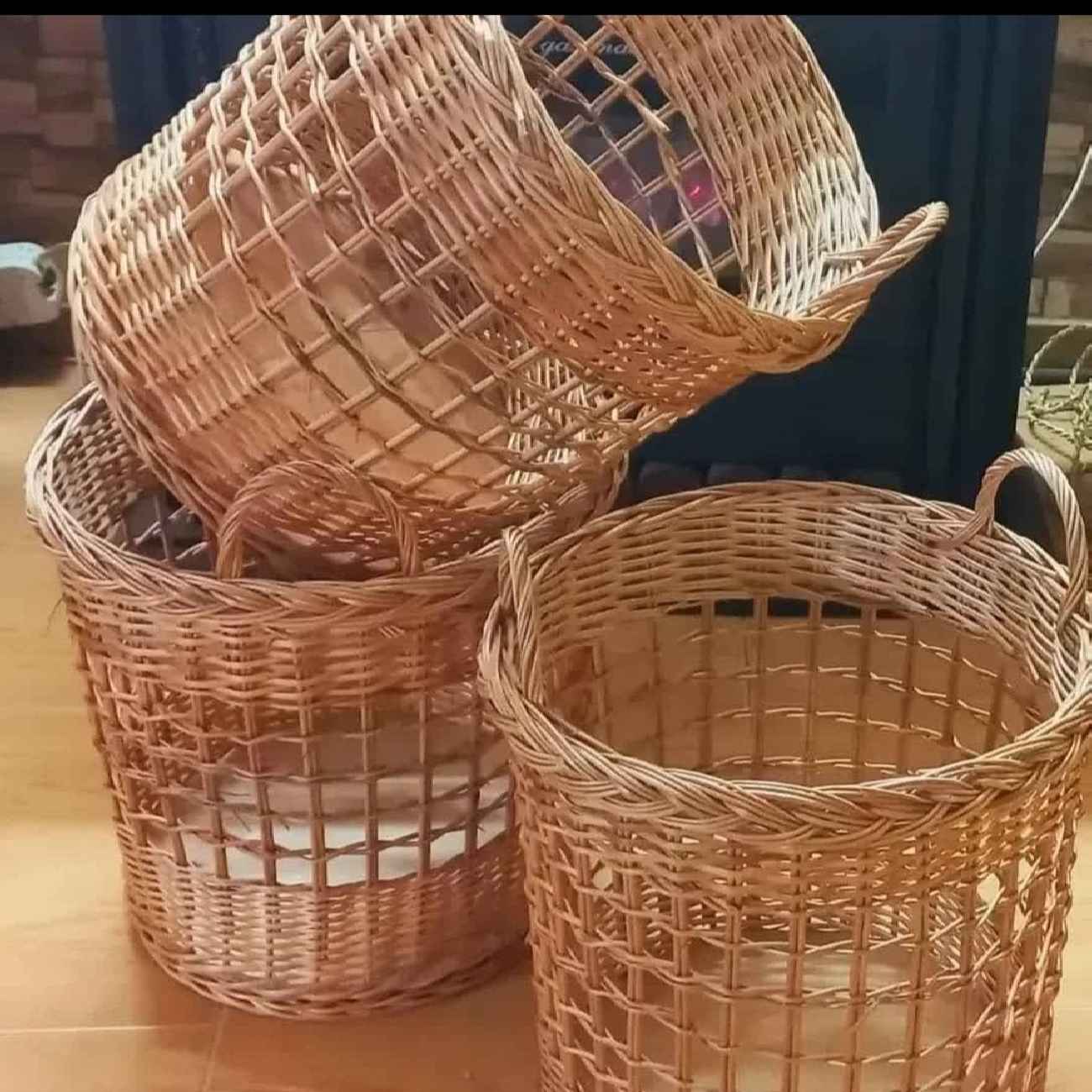 Handwoven Wicker Basket Beauty & Rustic Style