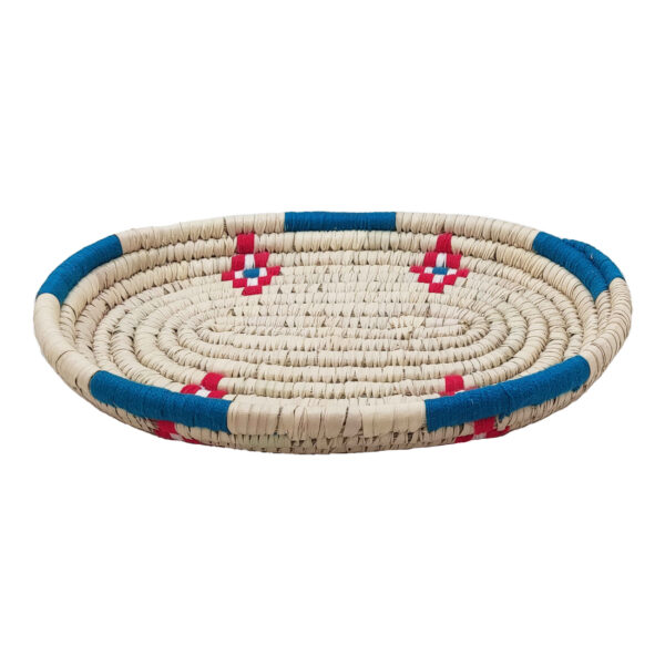 Handwoven Wicker Basket Sustainable Style in Cream