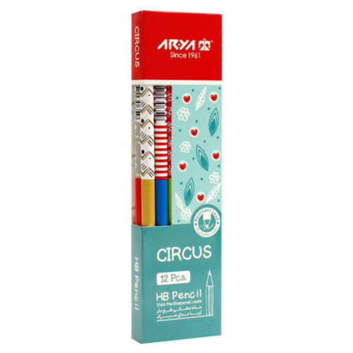 Iranian Premium Black Pencils – 12 Pack for Bold, Elegant Writing – Aria Master Quality