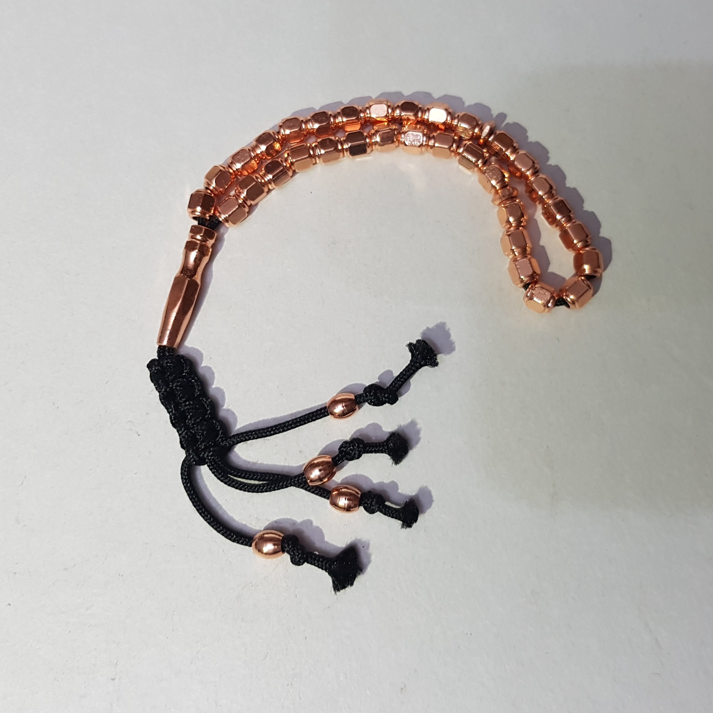 Islamic Rosary Crafted with Copper 33 Prayer Beads Tasbih