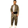 Kurdish Clothes with Pishtwen Striped for Man - Bronze