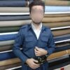 Kurdish Clothes with Pishtwen for Man in Navy Blue