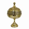 Luxury Brass Sugar Bowl with Handcrafted Lid
