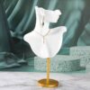 Minimalist Jewelry Holder and Organizer with Gold Base