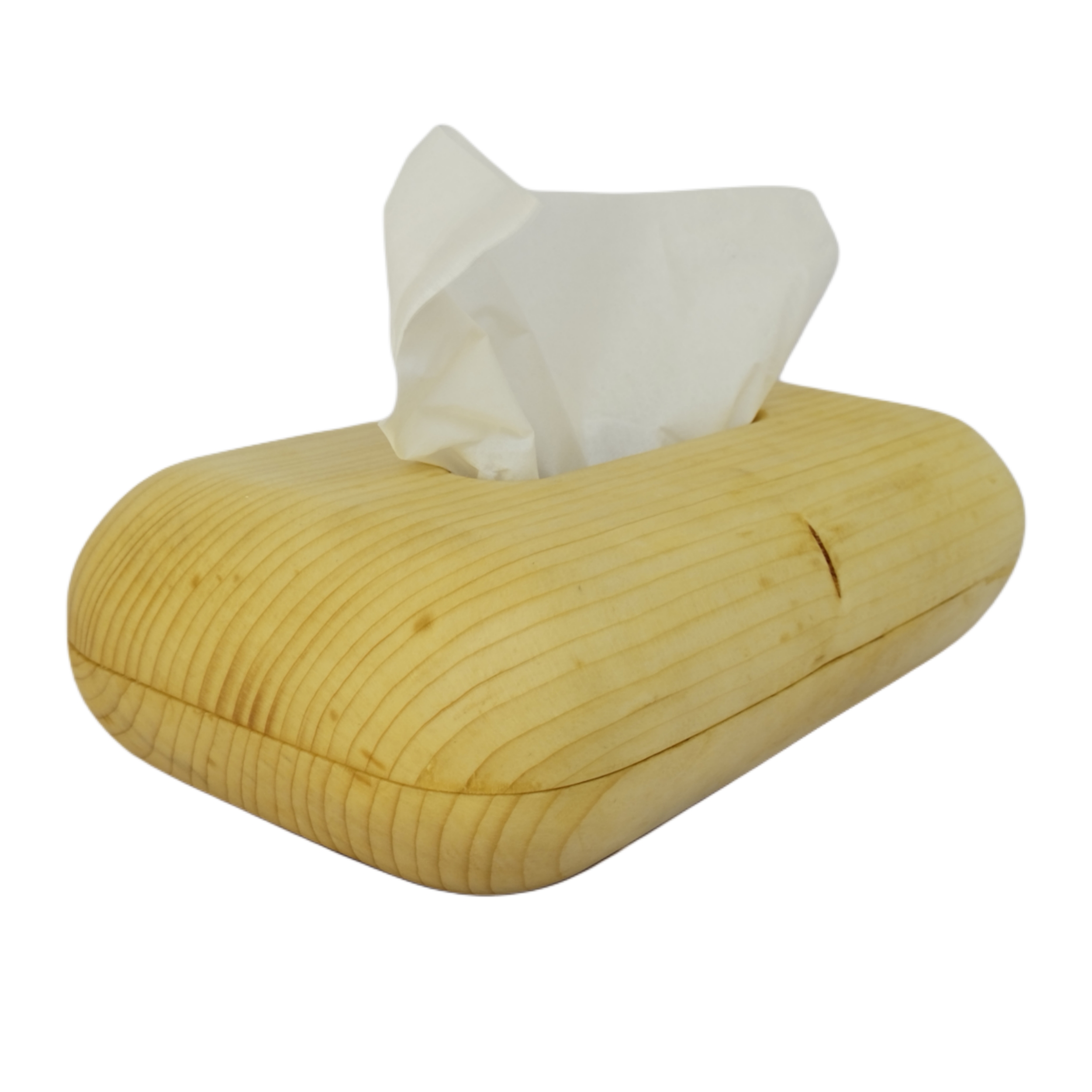 Minimalist Wooden Tissue Box Cover Model Sepehr