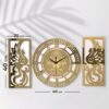 Modern 3-Piece Wall Clock Set Simurgh