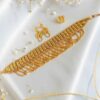 Mortasha Brass Necklace with Earrings Set