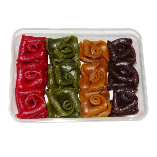 Multi-Fruit Lavashak with Rose Design – 500 gr