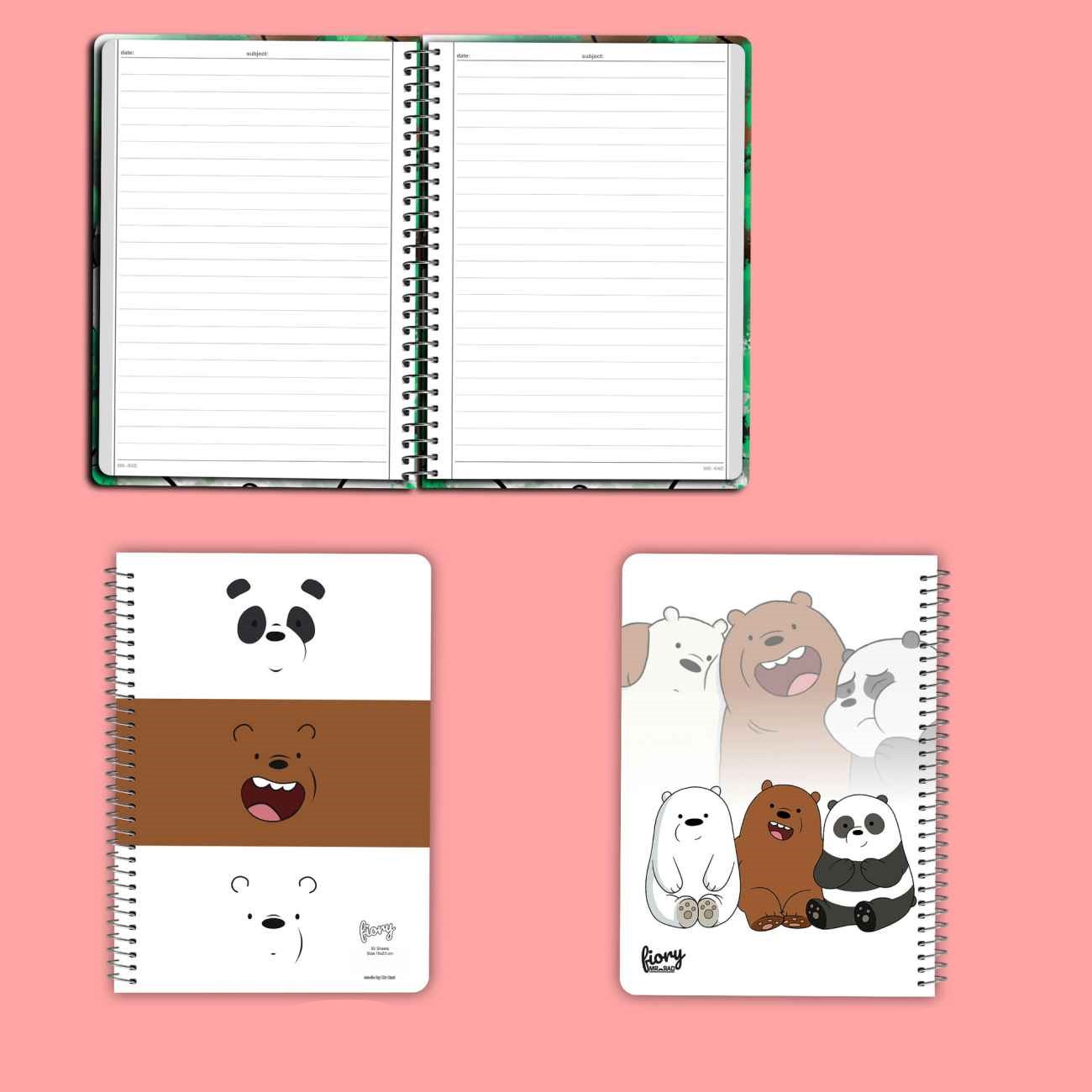 Notebook in We Bare Bears Design