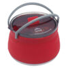 Outdoor Camping Kettle Ideal for Campfire in Red