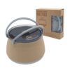 Outdoor Camping Kettle Ideal for Campfire in Red