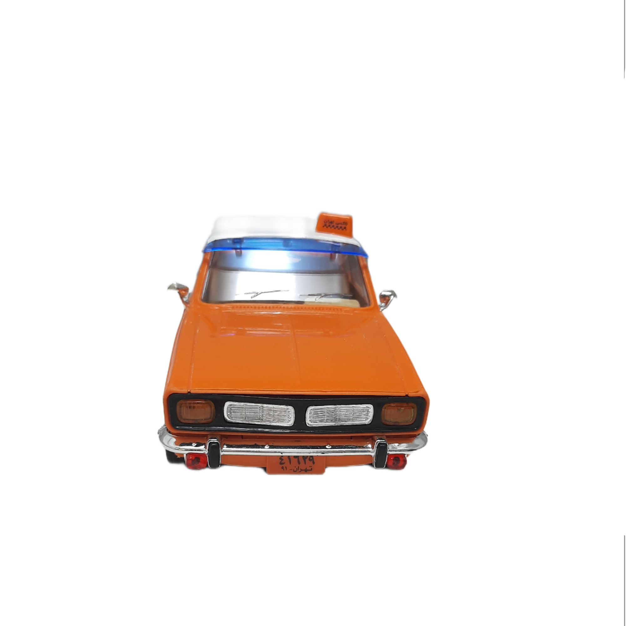 Paykan Javanan Iconic Iranian Toy Car Taxi Model in Orange – 1966 Hillman Hunter