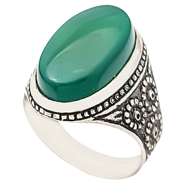 Persian Agate Ring for Men Chic & Luxe