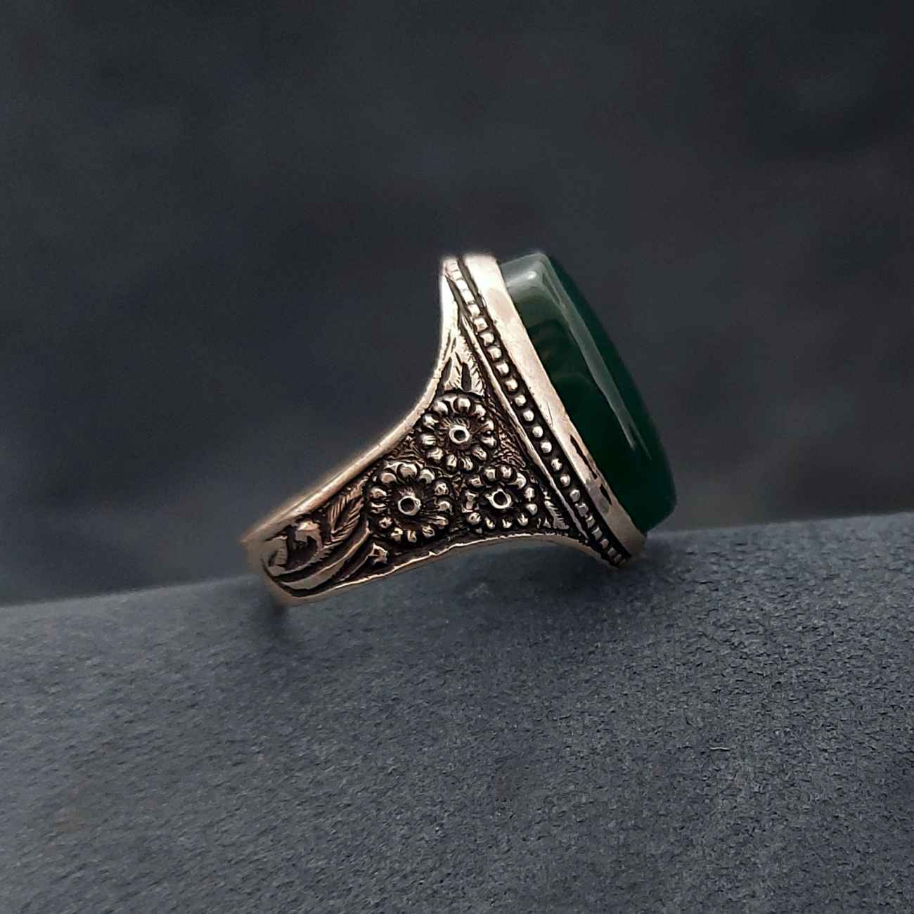 Persian Agate Ring for Men Chic & Luxe