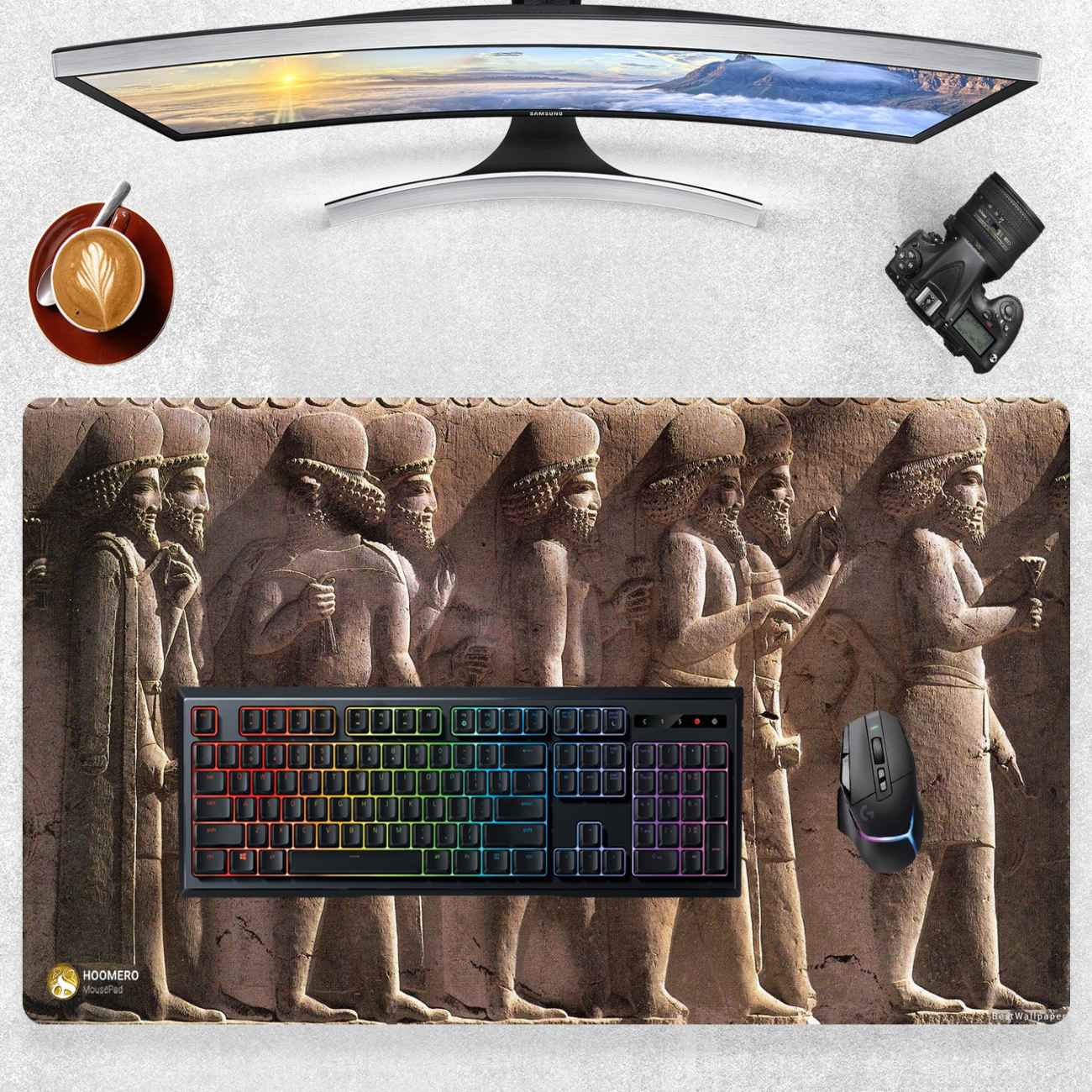 Persian Desk Mouse Pad with Hakhamanesh Design