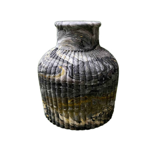 Persian Elegance Concrete Vase Handcrafted Chic & Luxe