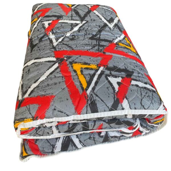 Floor Sleeping Mattress with Geometric Design, Single Size