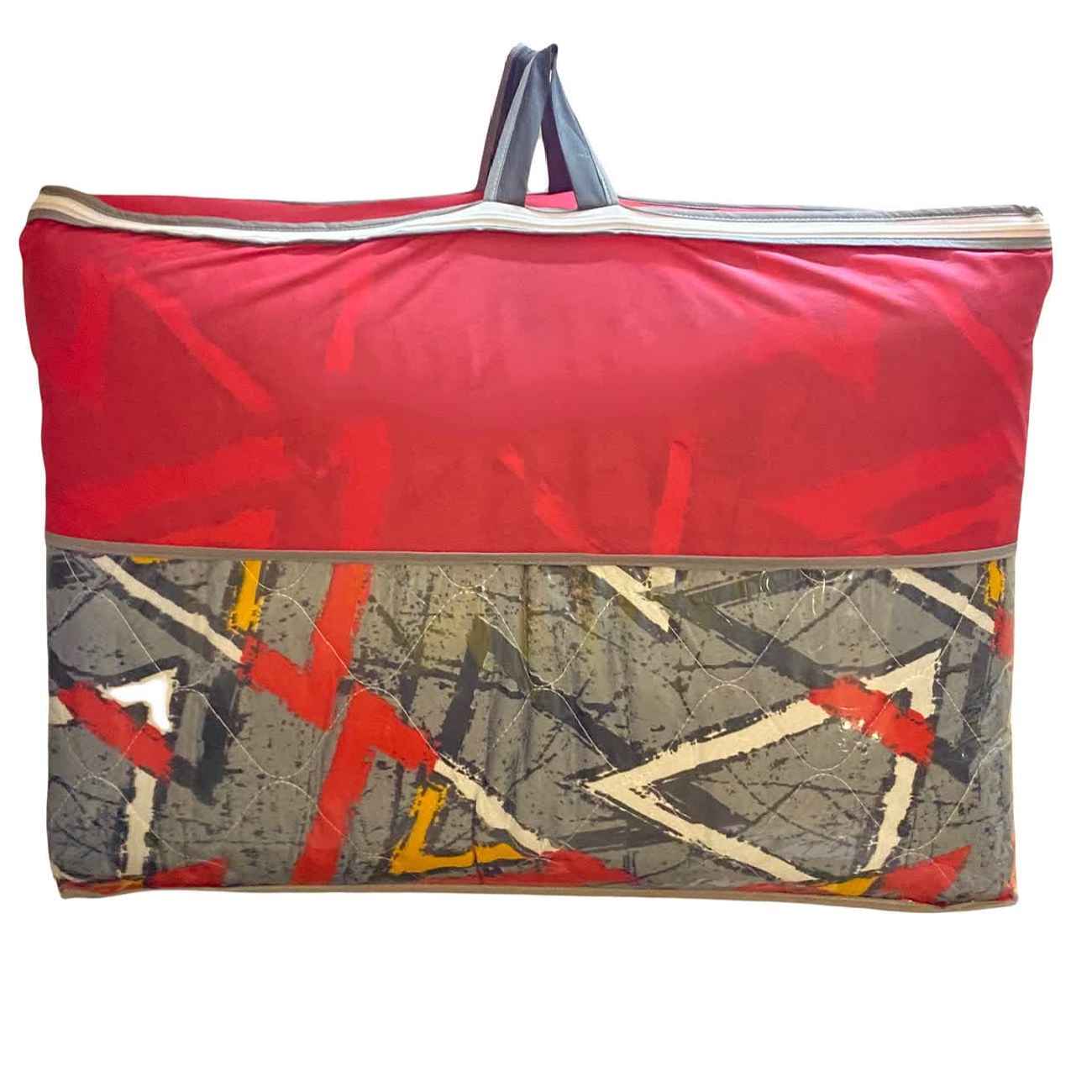 Floor Sleeping Mattress with Geometric Design, Single Size