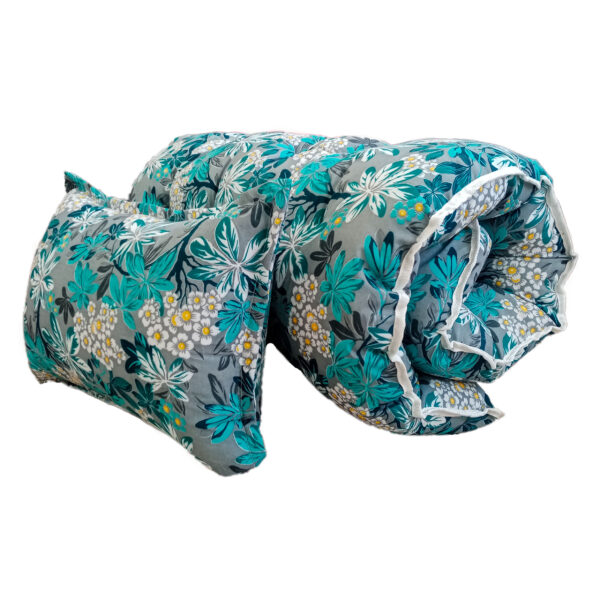 Floor Sleeping Mattress with Pillow, Single Size